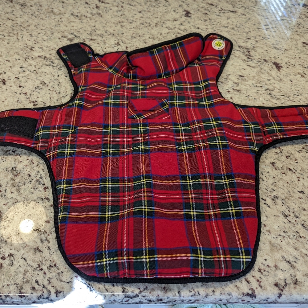 Up Country Dogs Plaid Coat Size 18